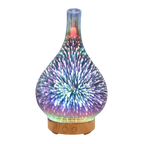 Essential Oil Diffuser Fireworks Pattern Vase Shape