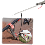 Fishing rod holder with springs