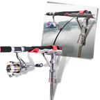 Fishing rod holder with springs