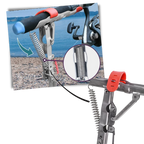 Fishing rod holder with springs