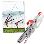 Fishing rod holder with springs