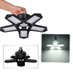 Garage Light with 5 Foldable Panels