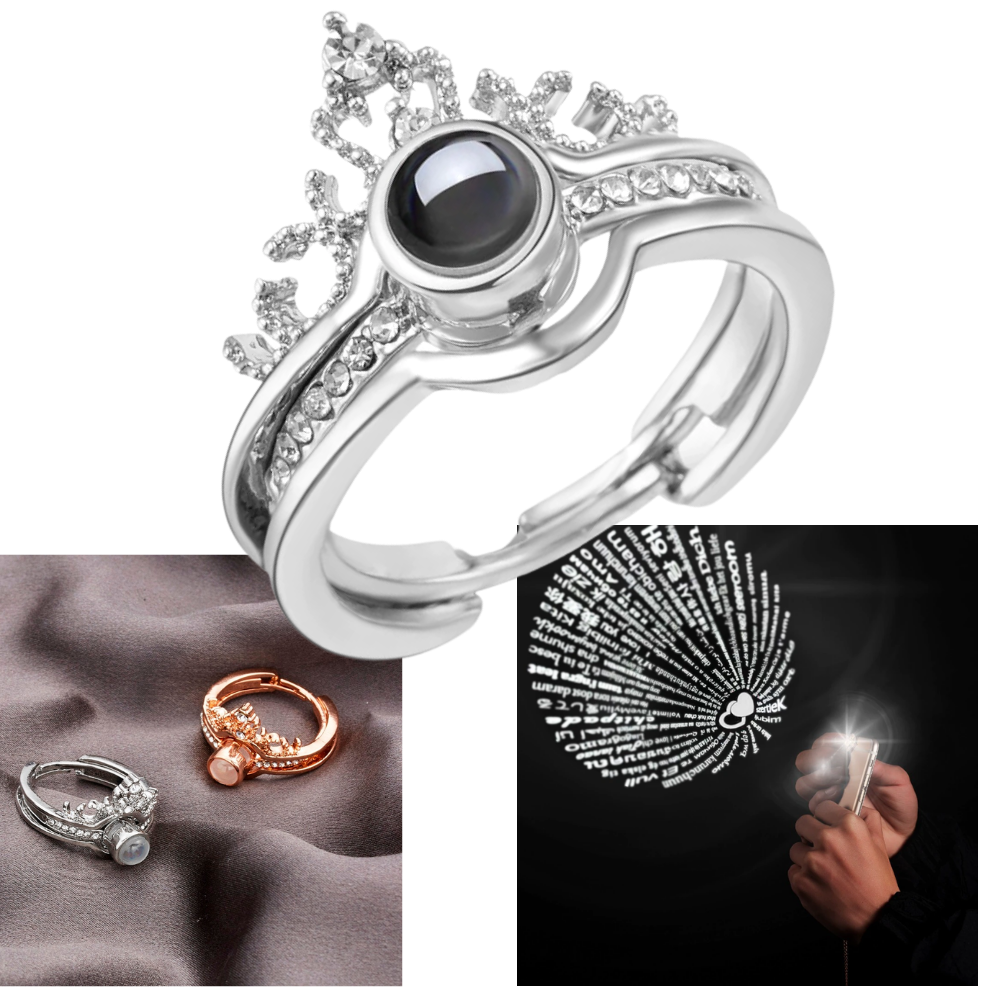 100 Languages "I love you" Beautiful Ring