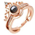 100 Languages "I love you" Beautiful Ring