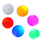 Pack of 6 LED Glowing Golf Balls