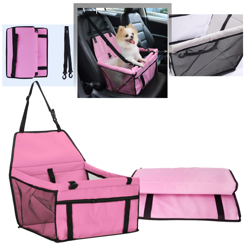 Pet dog car carrier adjustable seat