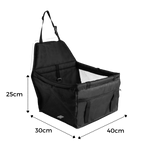 Pet dog car carrier adjustable seat