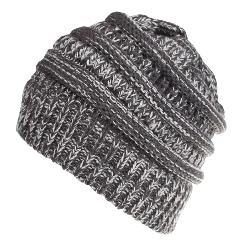 Bonnet à trou pour queue de cheval et chignon