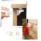 Pack of 4 Child Safety Magnetic Cabinet Locks