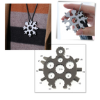18-in-1 Stainless Steel Snowflake Multi-Tool