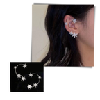 Pair of Zirconia Clip-on Fashion Earrings