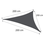 Water Resistant Triangle Sun Shade Sail
