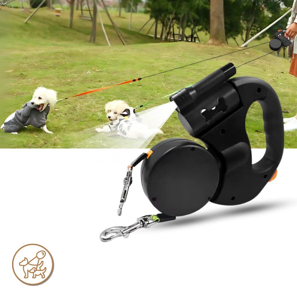Anti-winding Retractable Dog Leash