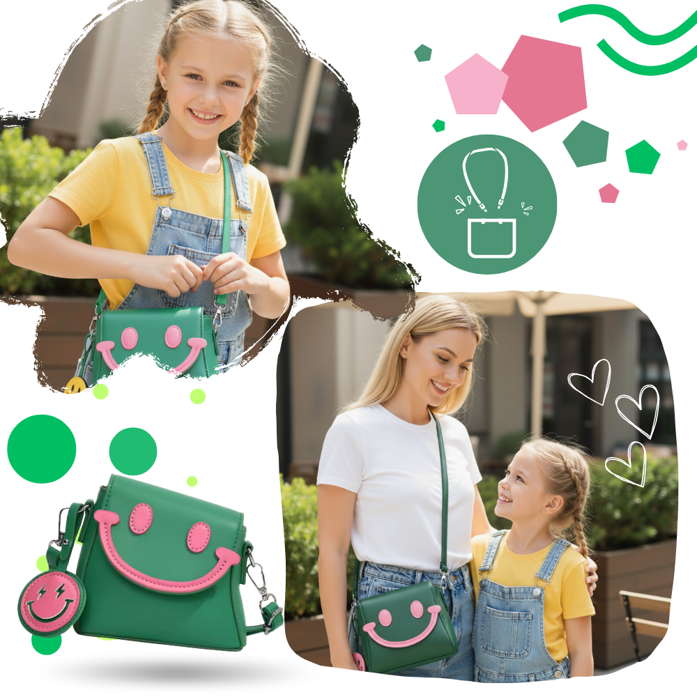 Cheerful Smile Crossbody Purse