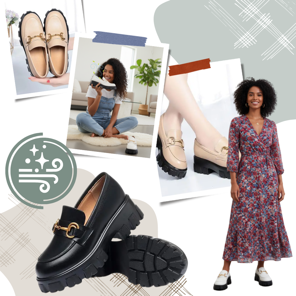 Chunky Stylish Leather Loafers