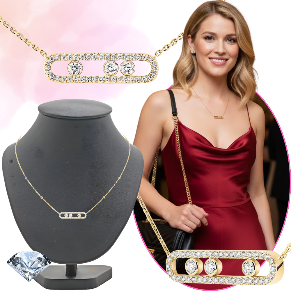 Classic Three Stone Necklace