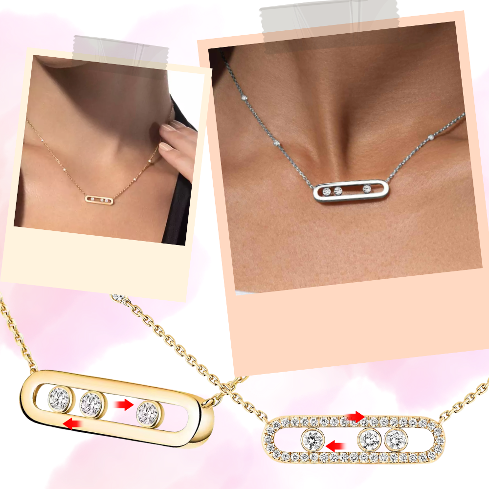 Classic Three Stone Necklace