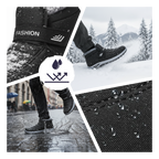 Bottines d'hiver rembourrées à isolation thermique