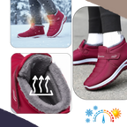 Bottines d'hiver rembourrées à isolation thermique