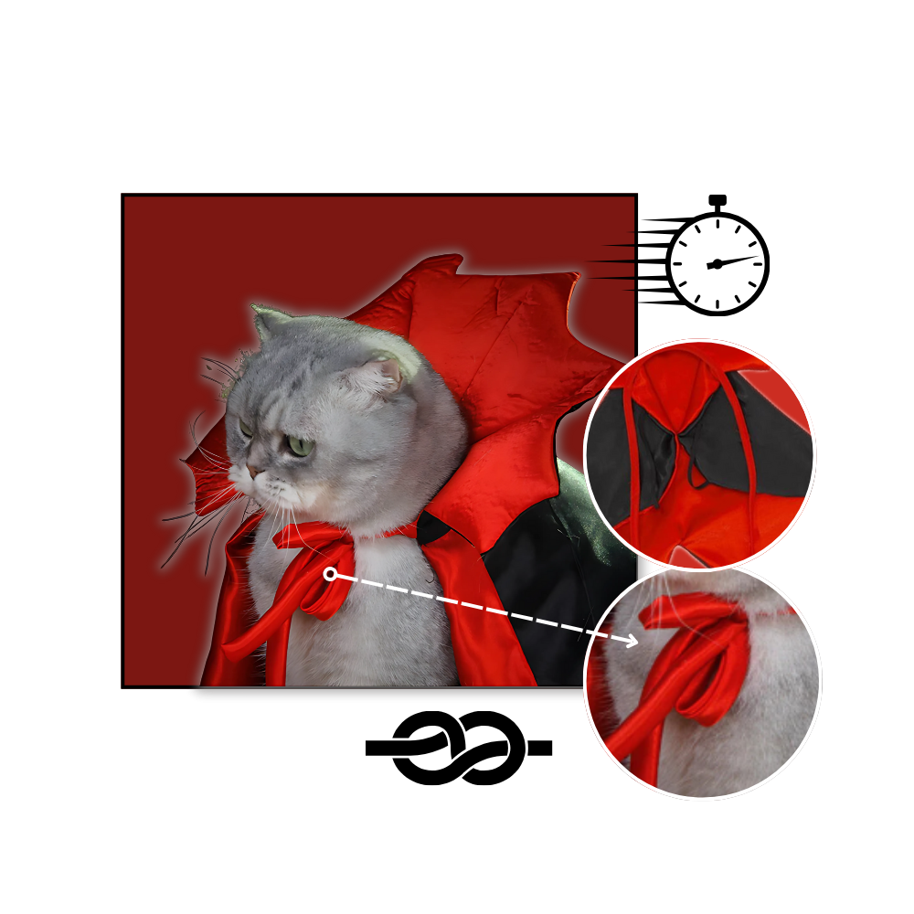 Cute Dracula Halloween Pet Costume