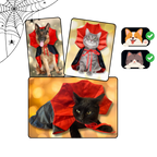 Cute Dracula Halloween Pet Costume