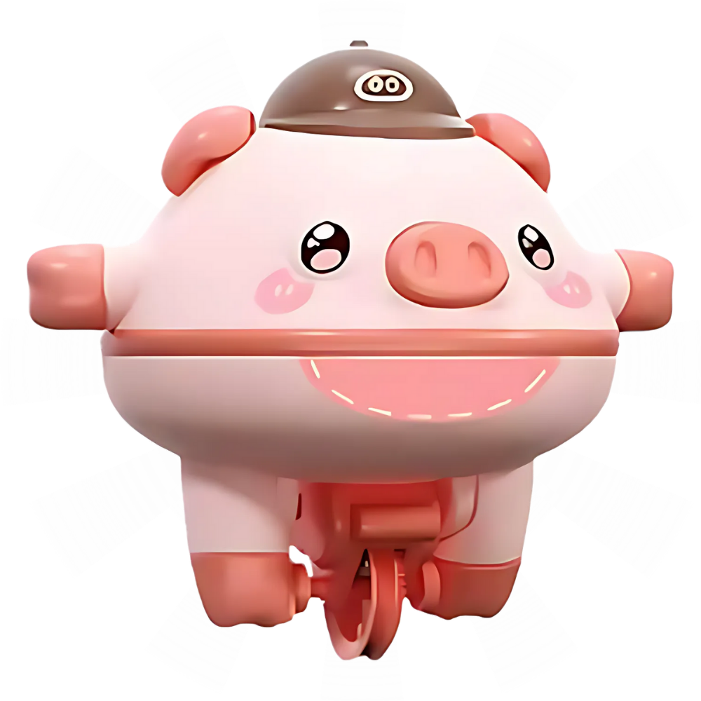 Cutesy Tightrope Piggy Toy