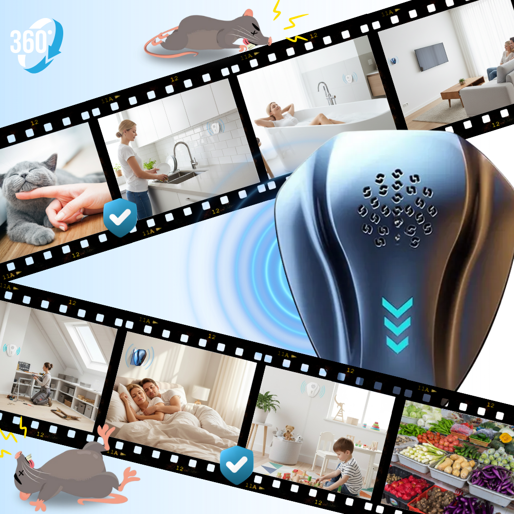 Dual Ultrasonic Pest Repeller