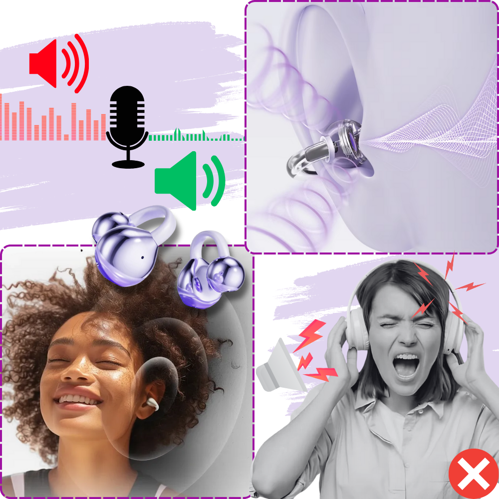 DualSync Clip Headphones