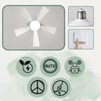 E27 Socket Fan Light