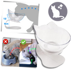 Bol confort surélevé pour chats