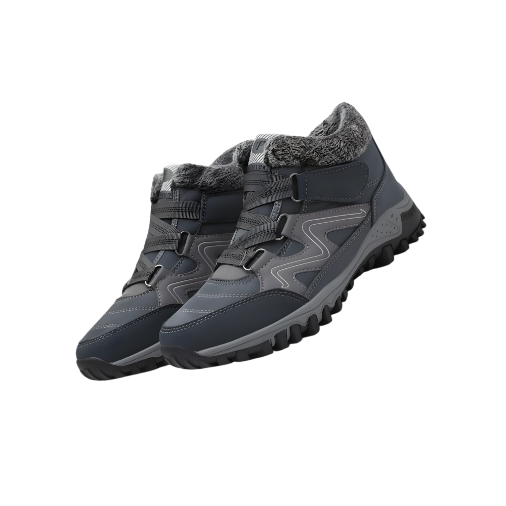 Bottines d'hiver chaudes doublées en polaire