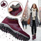 Bottines d'hiver chaudes doublées en polaire