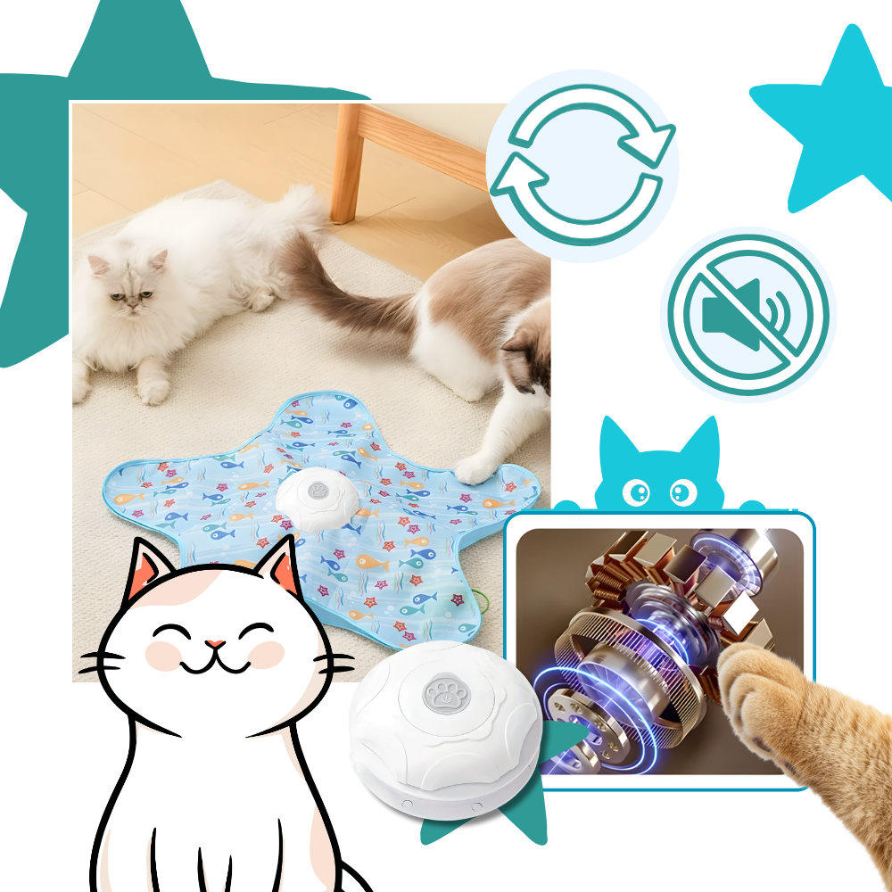 Kitten Teething Feather Toy