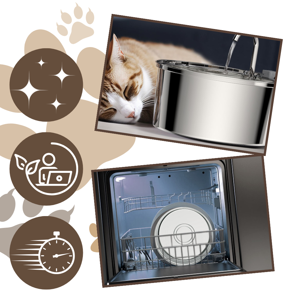 Fontaine pour chats à grande capacité