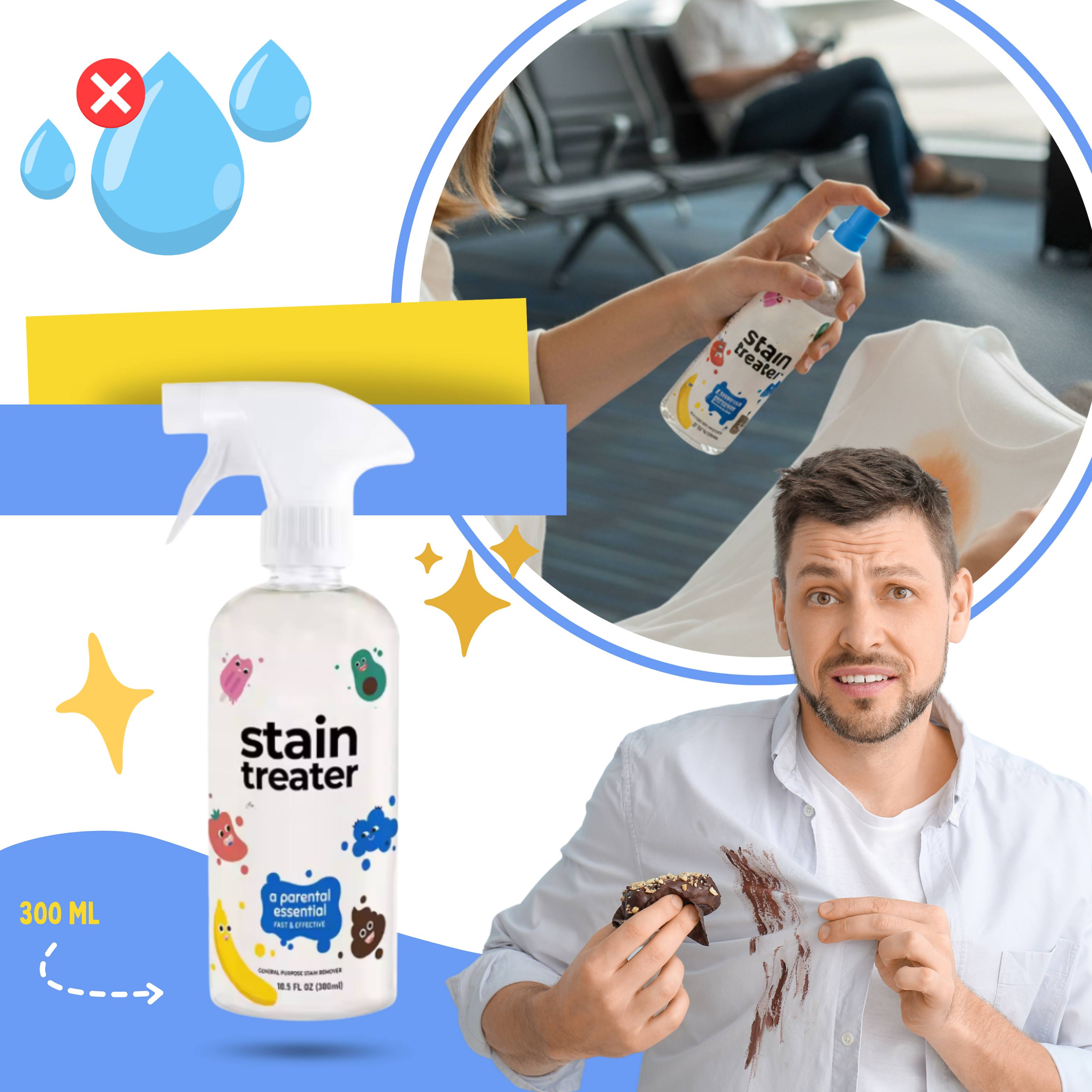Magic Dry Stain Cleaner Spray