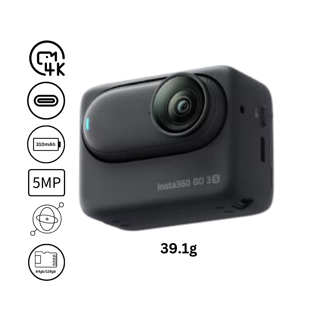 Magnetic Mounting Insta 360 hands Free Camera