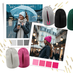 Bonnet femme ouverture magnétique pour queue de cheval