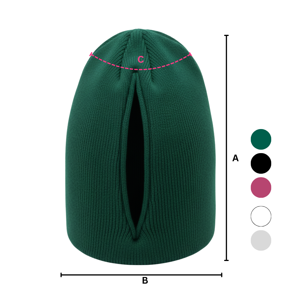 Bonnet femme ouverture magnétique pour queue de cheval