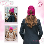 Bonnet femme ouverture magnétique pour queue de cheval