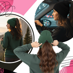 Bonnet femme ouverture magnétique pour queue de cheval