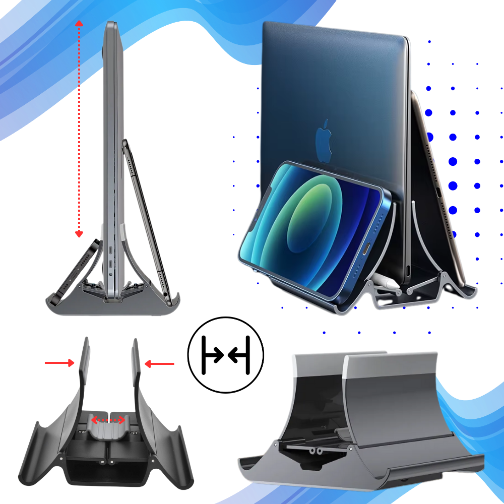 Multifunctional Stable Vertical Laptop Stand