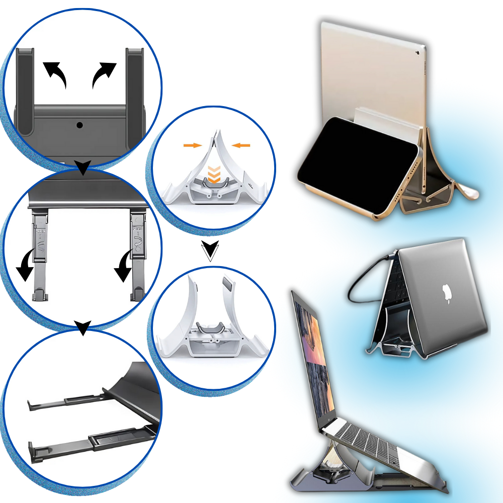 Multifunctional Stable Vertical Laptop Stand