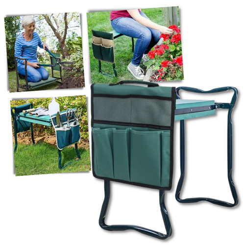 Agenouilloir polyvalent pour le jardinage