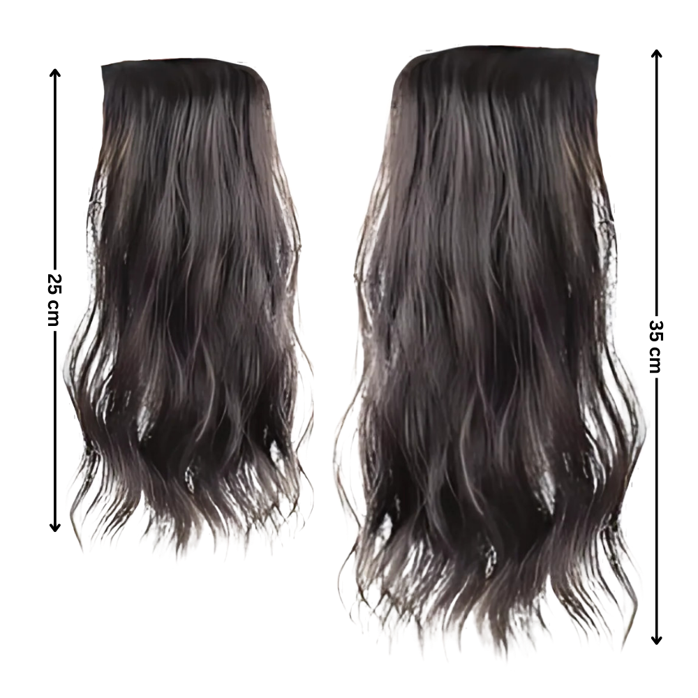 Natural Handwoven Hair Extension Clips