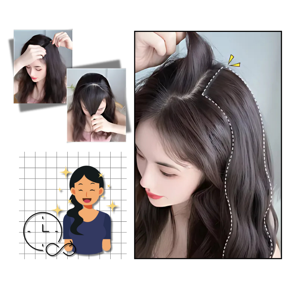 Natural Handwoven Hair Extension Clips