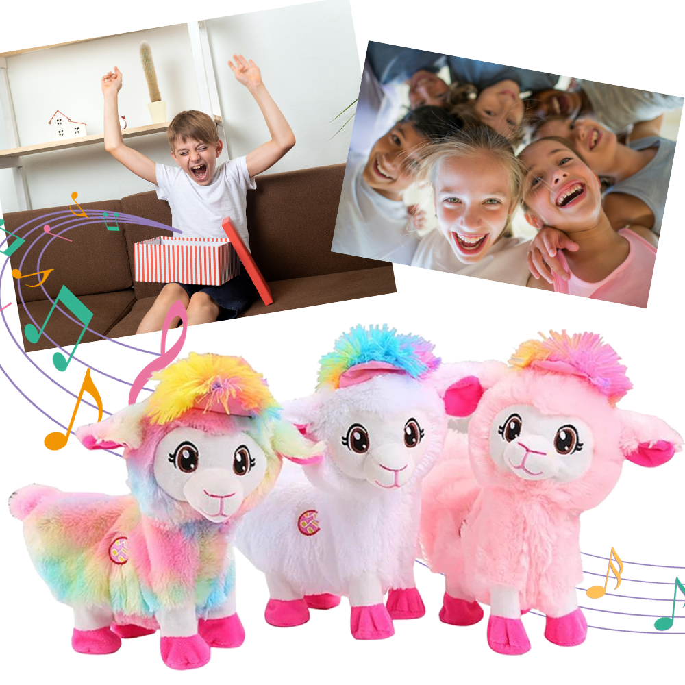 Rainbow Dancing Llama Musical Shakin Toy