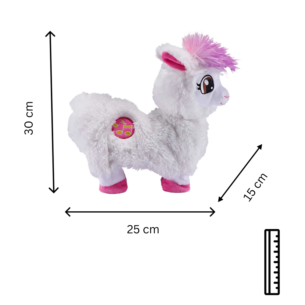 Rainbow Dancing Llama Musical Shakin Toy