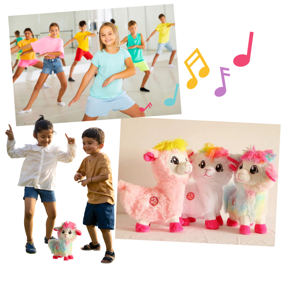 Rainbow Dancing Llama Musical Shakin Toy