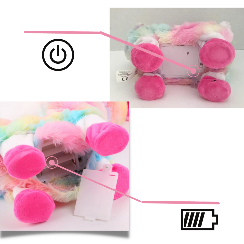 Rainbow Dancing Llama Musical Shakin Toy