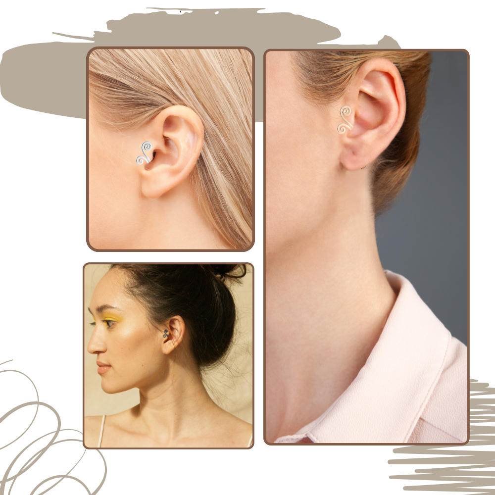 Boucles d'oreilles magnétiques d'acupression